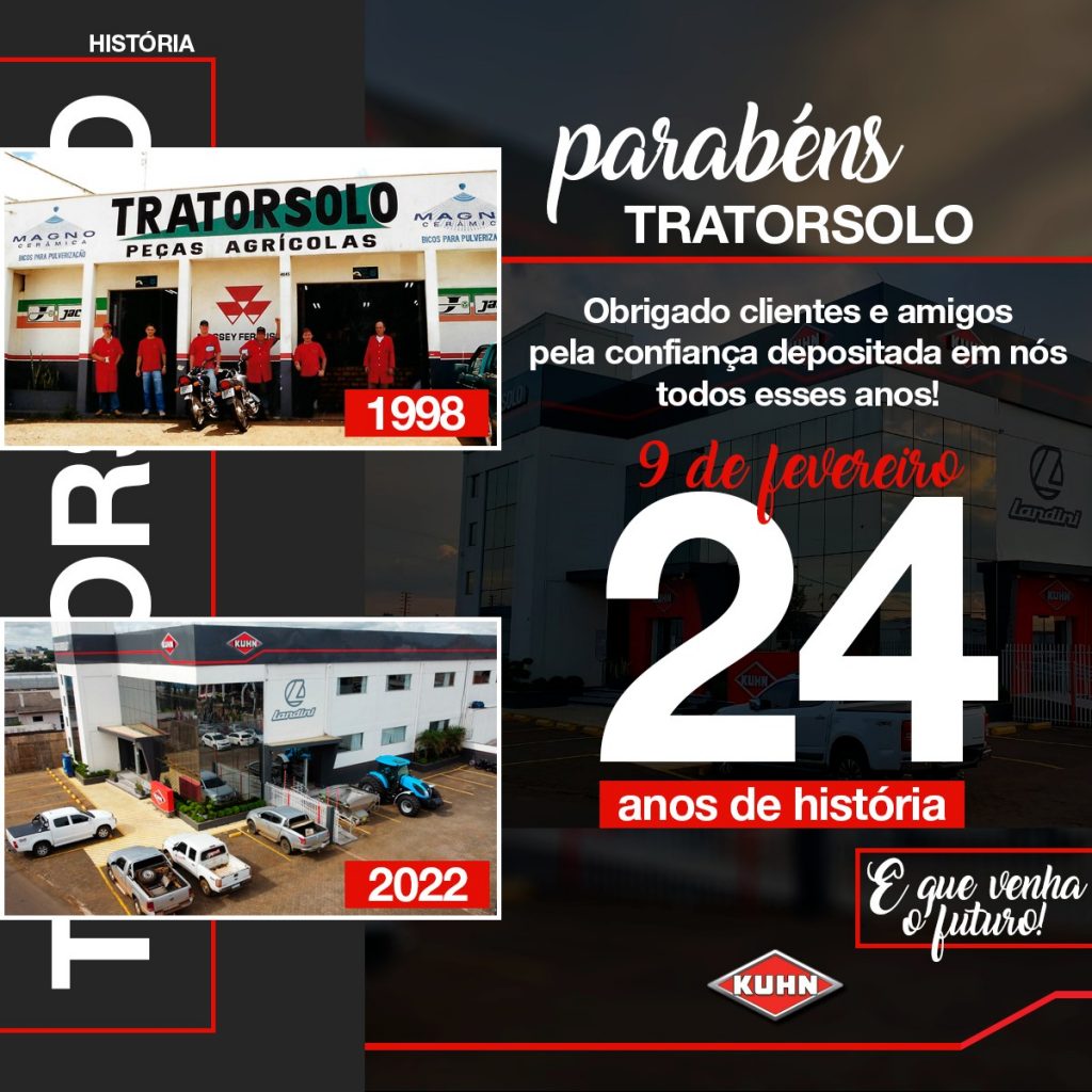 TRATORSOLO Completa 24 anos de história